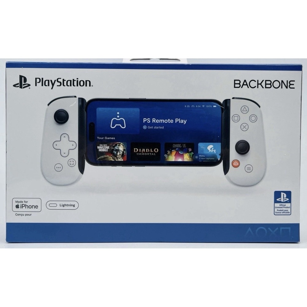 Backbone One PlayStation Edition Controller for iPhone Lightning White Sealed